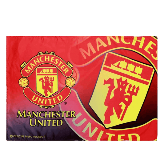 Manchester United Team Flag Red