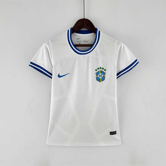 2022 World Cup Brazil Concept White Women Women-s Soccer Fan Jersey