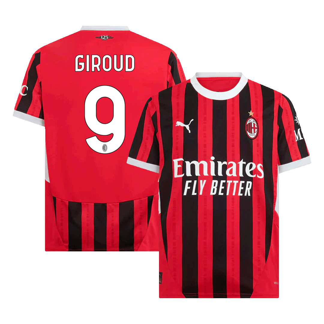 GIROUD #9 AC Milan Home Soccer Jersey 2024