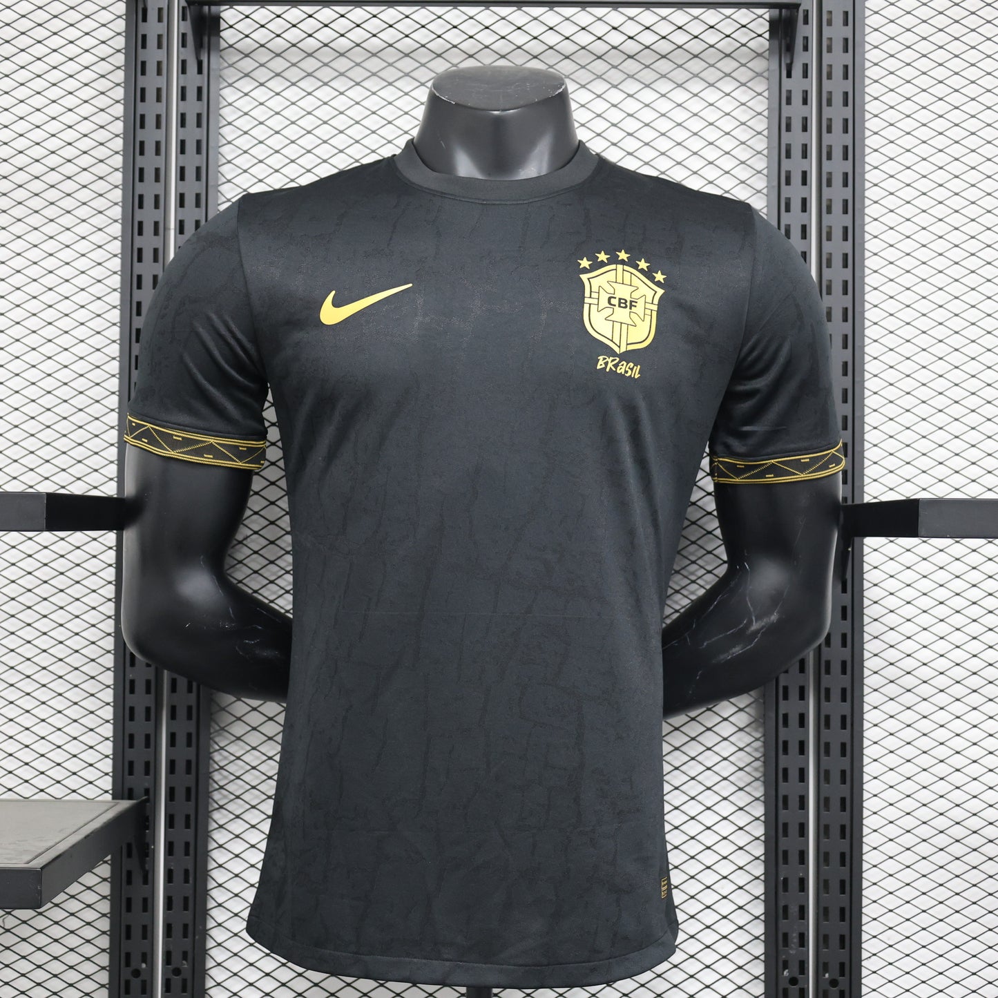 2023 Brazil Black Player Fan Jersey