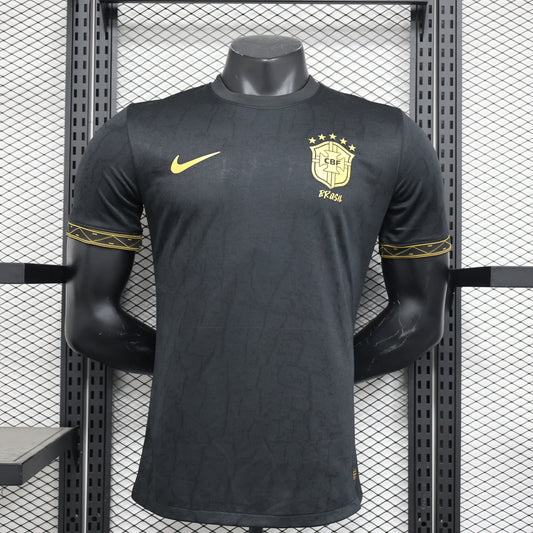 2023 Brazil Black Player Fan Jersey