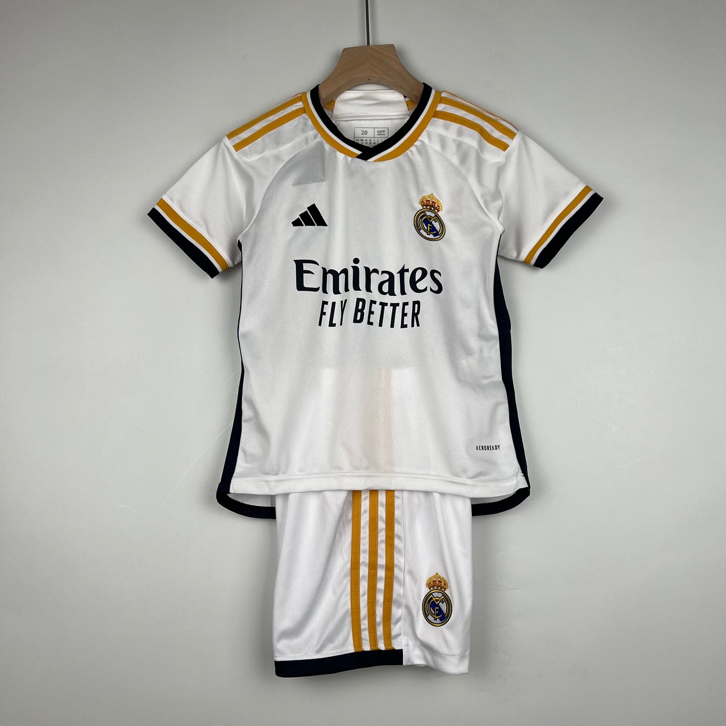 23/24 Real Madrid home white Kids Fan Jersey