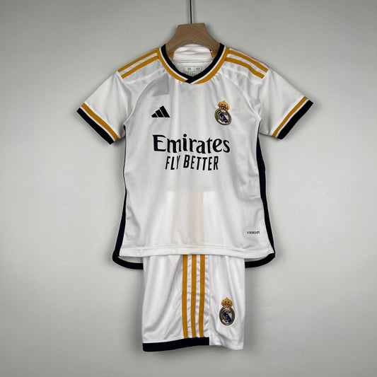 23/24 Real Madrid home white Kids Fan Jersey