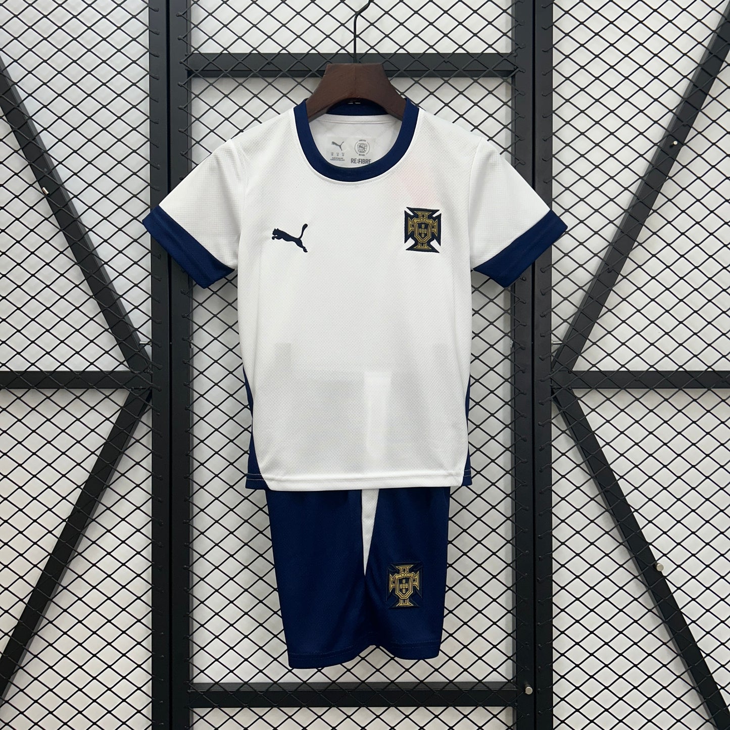2025 Portugal Training White Kids Fan Jersey