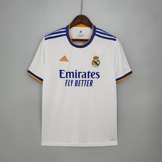 21/22 Real Madrid home white soccer Fan Jersey