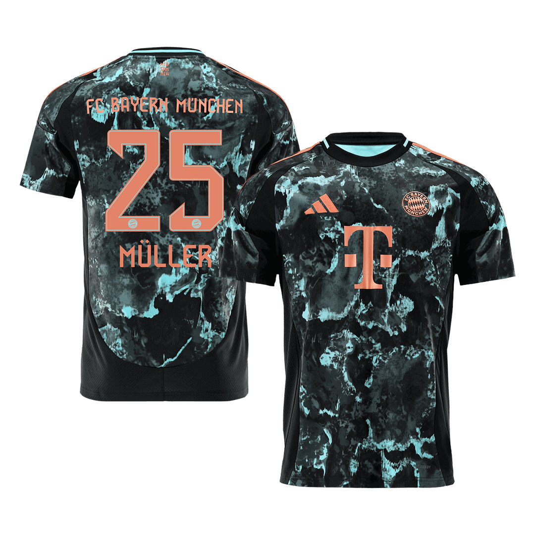 MULLER #25 Bayern Munich Away Soccer Jersey 2024