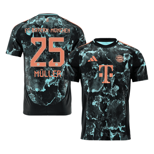 MULLER #25 Bayern Munich Away Soccer Jersey 2024
