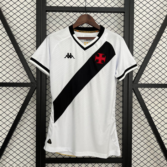 25/26 Vasco da Gama Women-s Away white soccer Fan Jersey