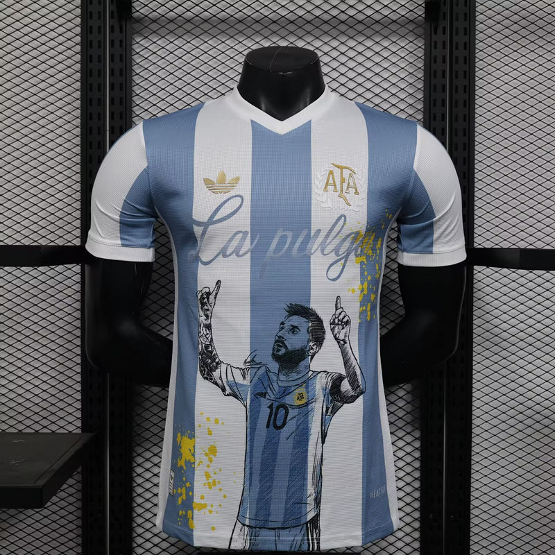 2025 Argentina 50th MESSI Special blue Player Fan Jersey