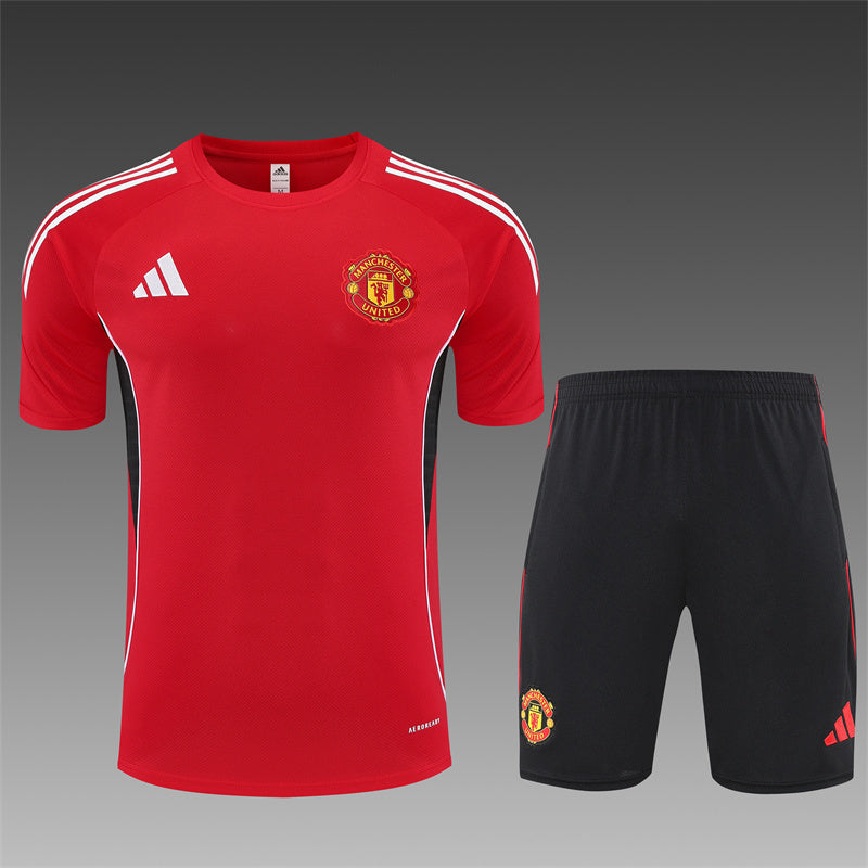 25/26 Manchester United red training Fan Jersey