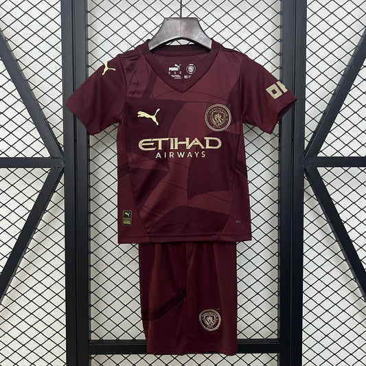 24/25 Manchester city third away Kids Fan Jersey