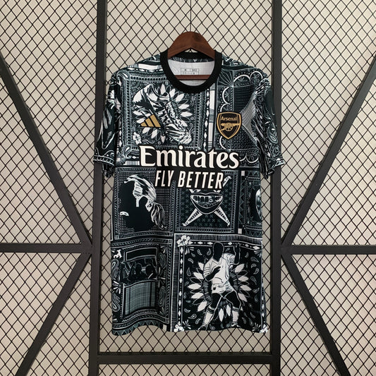 23/24 Arsenal Special Edition Black Soccer Fan Jersey