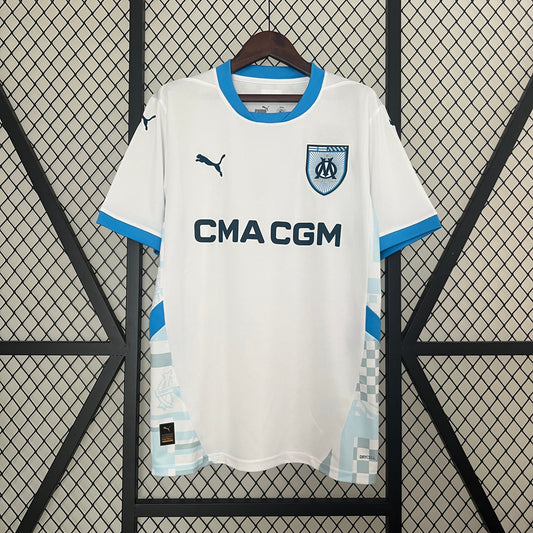 24/25 Marseille Home Soccer Fan Jersey