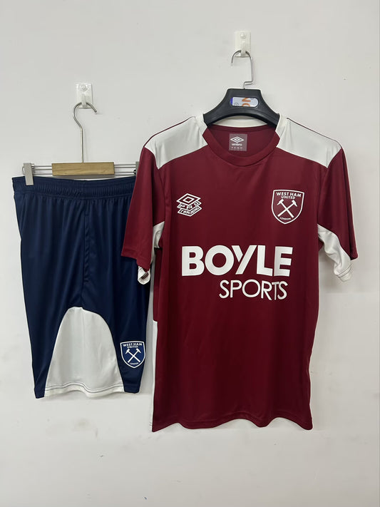 25/26 West Ham United Red training Fan Jersey