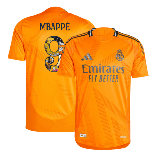 MBAPPE #9 Real Madrid Away Premium Soccer Jersey 2024/25 Bear Champ Font