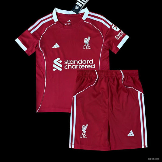 25/26 Liverpool Home Kids Fan Jersey
