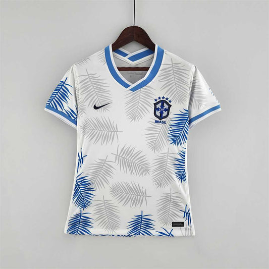 2022 World Cup Brazil Classic White Women Women-s Soccer Fan Jersey