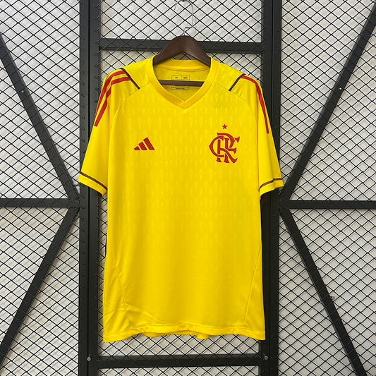 25/26 Flamengo Limited Edition Goalkeeper Yellow Fan Jersey