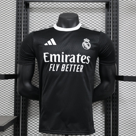 24/25 Real Madrid Black Players Special Edition Fan Jersey