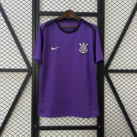 25/26 Corinthians training purple soccer Fan Jersey