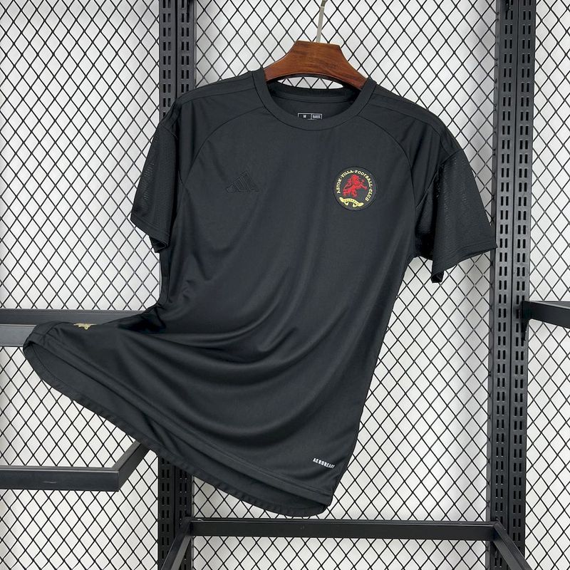 25/26 Aston Villa 150 anniversary black soccer Fan Jersey