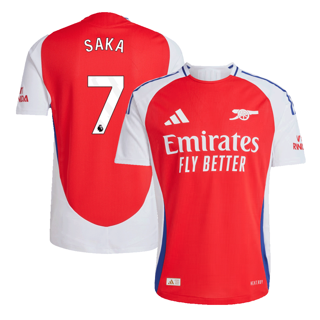 SAKA #7 Arsenal Home Premium Soccer Jersey 2024/25