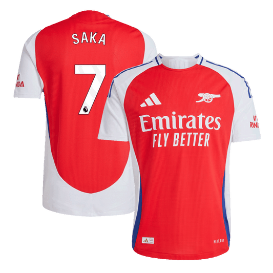 SAKA #7 Arsenal Home Premium Soccer Jersey 2024/25