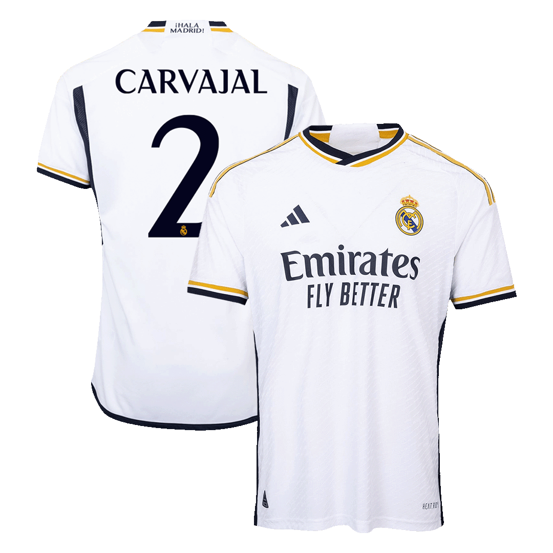 CARVAJAL #2 Real Madrid Home Premium Soccer Jersey 2023/24