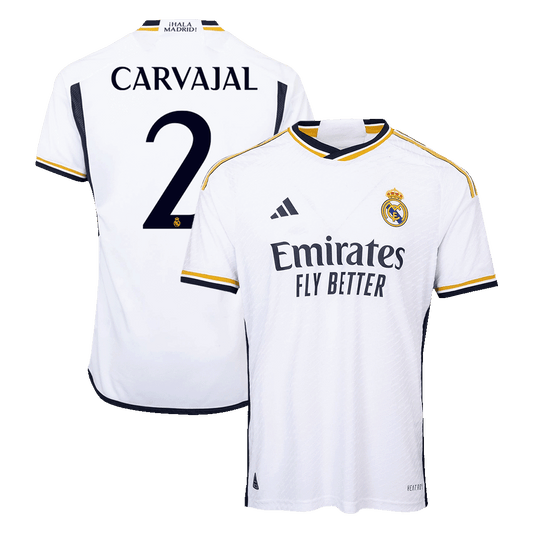 CARVAJAL #2 Real Madrid Home Premium Soccer Jersey 2023/24