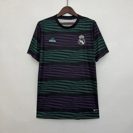 23/24 Real Madrid training suit black soccer Fan Jersey