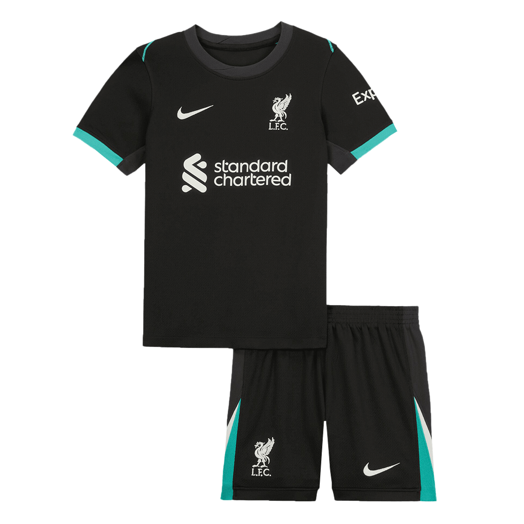 Liverpool Away Kids Soccer Jerseys Kit 2024