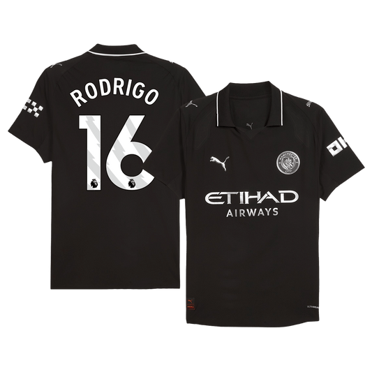 RODRIGO #16 Manchester City Away Premium Soccer Jersey 2025/26