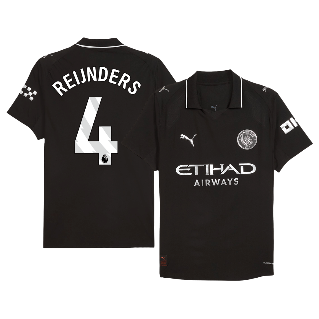 REIJNDERS #4 Manchester City Away Premium Soccer Jersey 2025/26