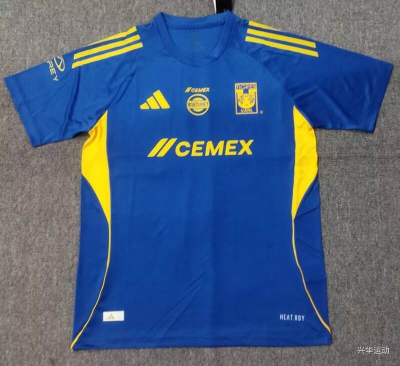 25/26 Tigres UANL Blue Training Soccer Fan Jersey