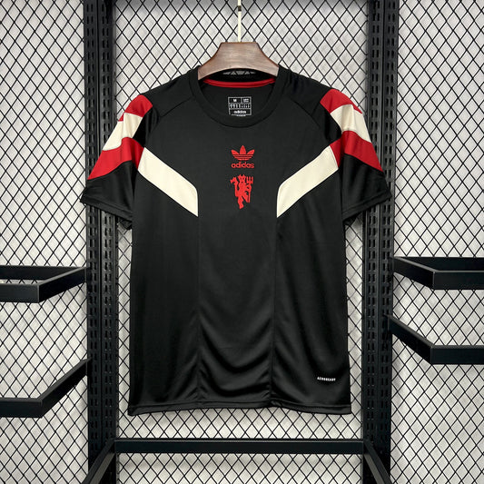24/25 Manchester United Originals Tee Black Fan Jersey