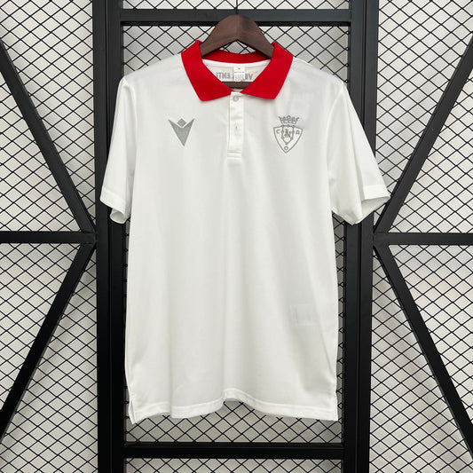 25/26 Osasuna White POLO Fan Jersey