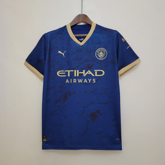 23/24 Manchester City Blue Soccer Fan Jersey