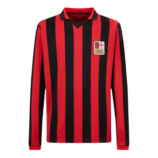 AC Milan Long Sleeve Soccer Jersey 2024/25 125th Anniversary