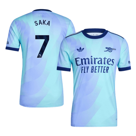 SAKA #7 Arsenal Third Away Premium Soccer Jersey 2024
