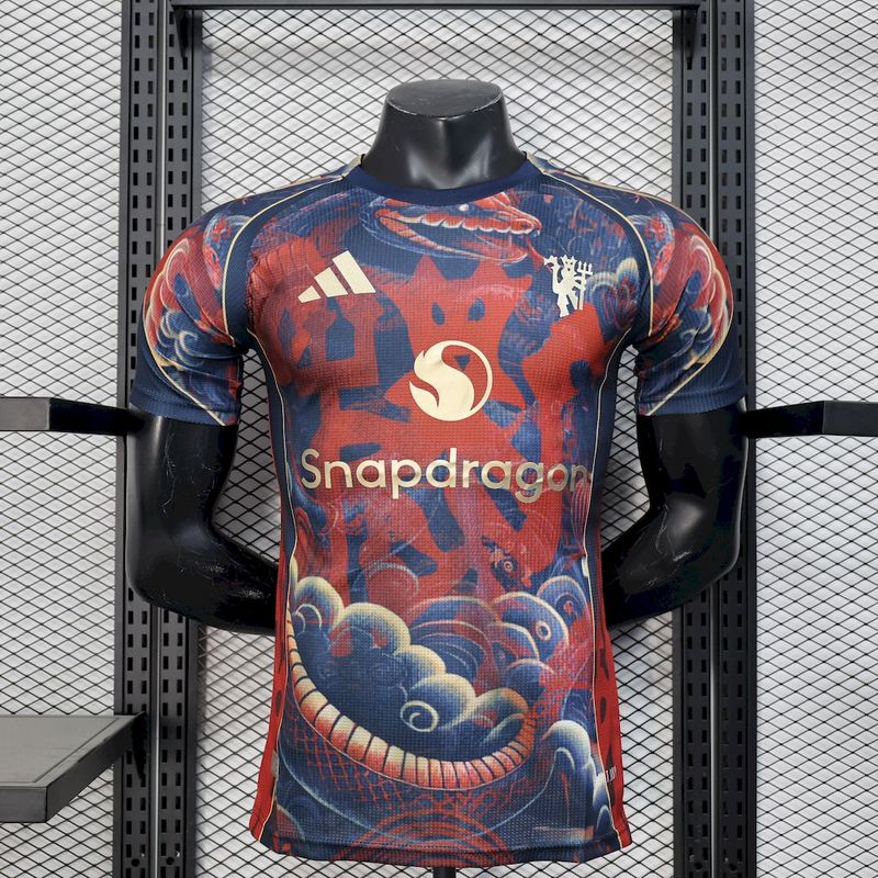 25/26 Manchester United Snake Special Red Stadium Jersey