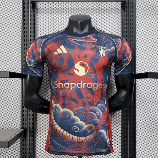 25/26 Manchester United Snake Special Red Stadium Jersey