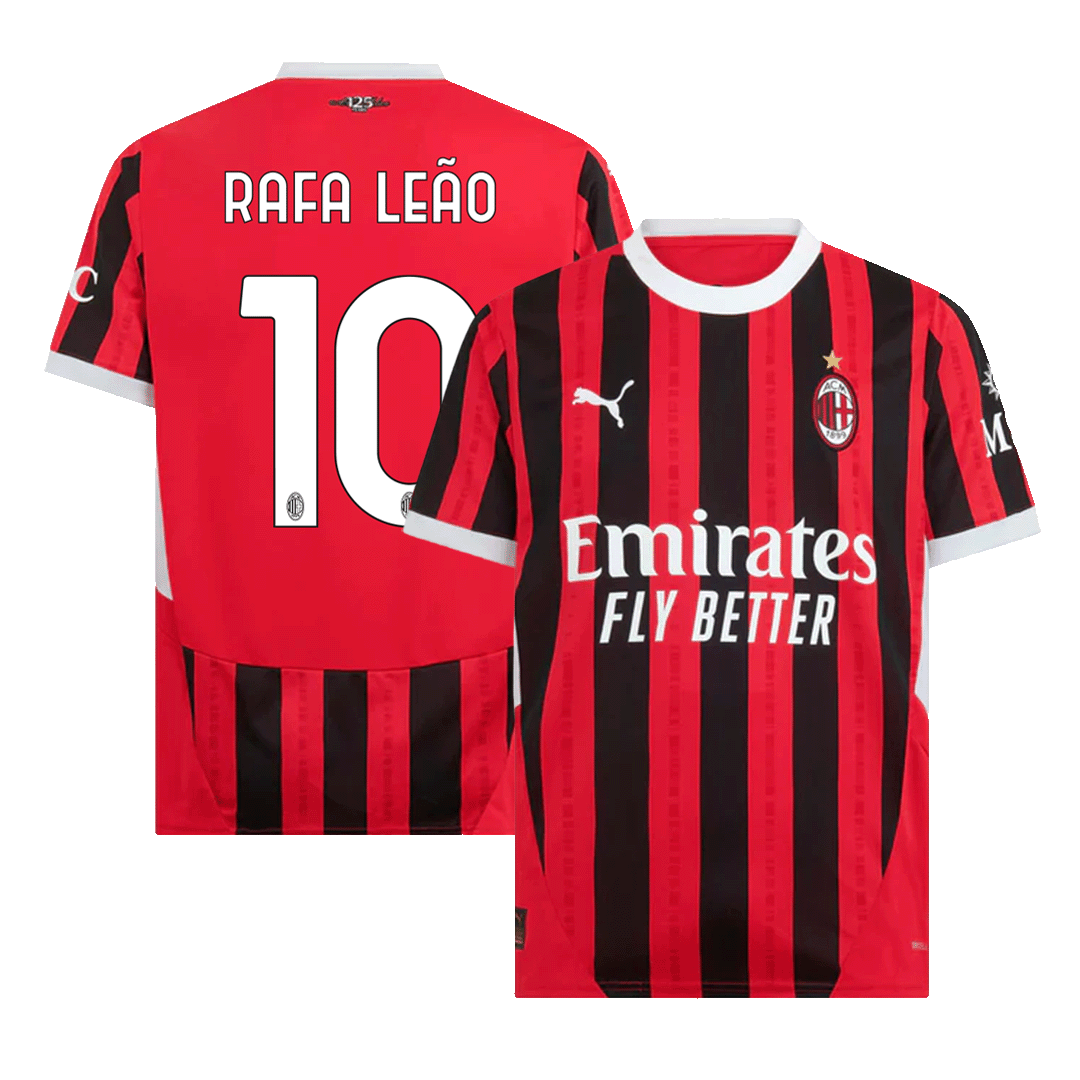 RAFA LEAO #10 AC Milan Home Soccer Jersey 2024