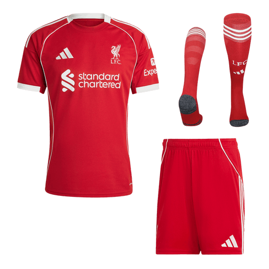 Liverpool Home Jerseys Full Kit 2025/26