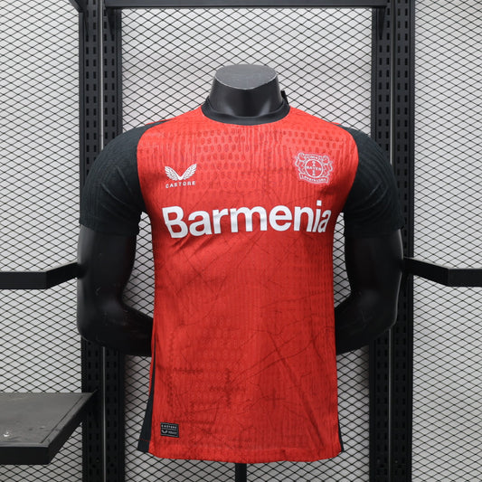 24/25 Leverkusen Home red Player Fan Jersey