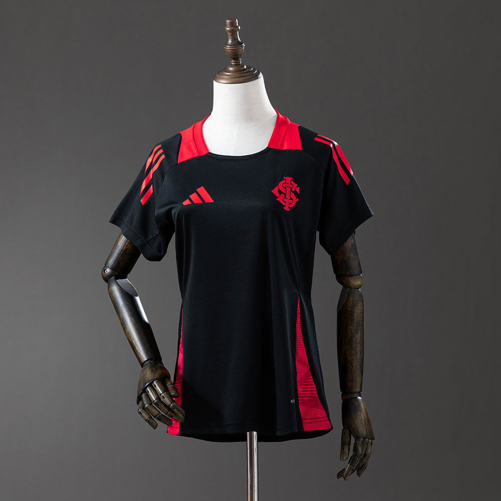 25/26 Internacional Training Suit Black Women Soccer Fan Jersey