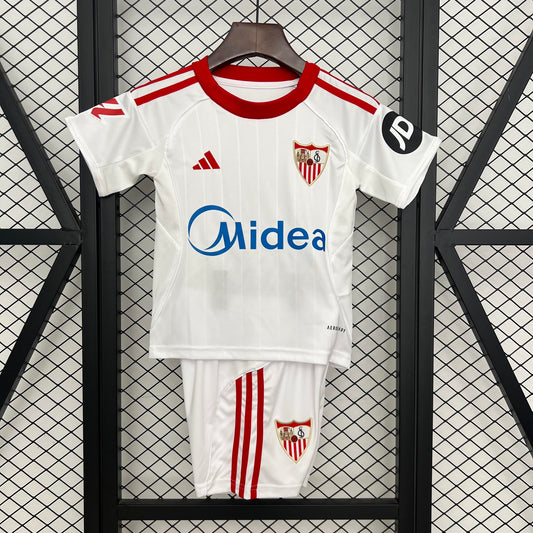25/26 Sevilla Home Kids Fan Jersey