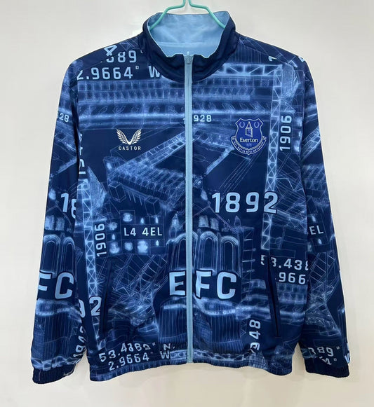 25/26 Everton blue reversible Windbreaker