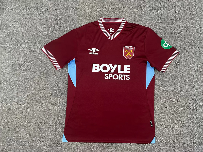 25/26 West Ham home Soccer Fan Jersey