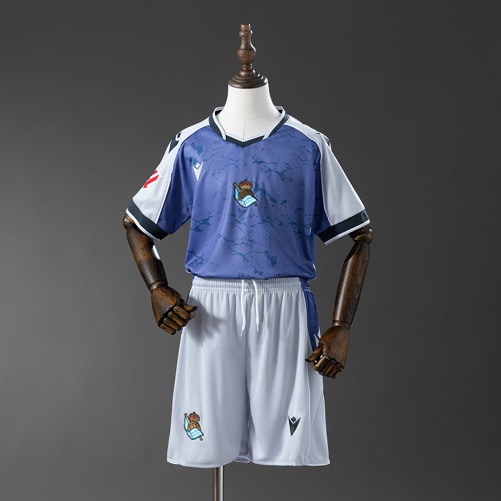 25/26 Real Sociedad Away Game Kids Fan Jersey