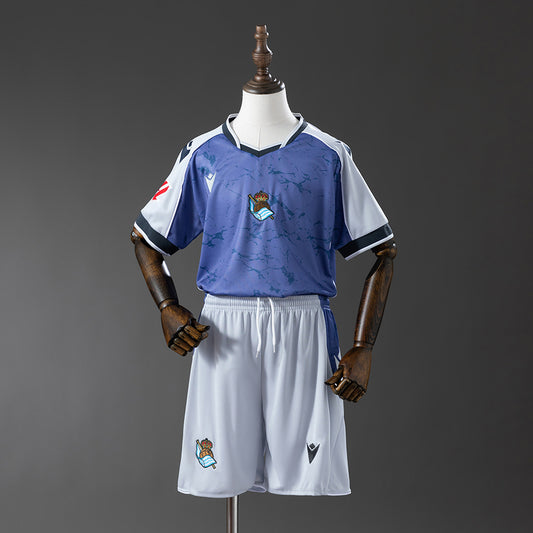 25/26 Real Sociedad Away Game Kids Fan Jersey